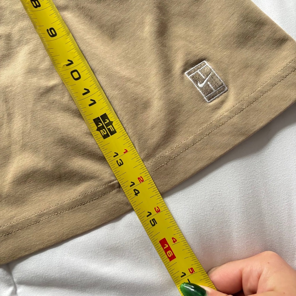 Vintage Nike Skirt Womens Medium Court Tennis Golf Tan Khaki Athletic Preppy - Picture 4 of 7